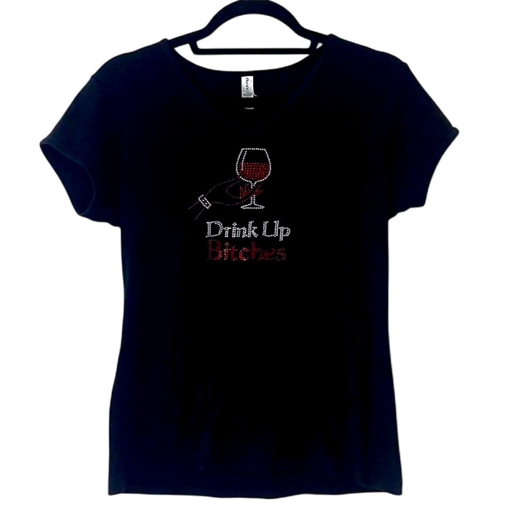 Black Graphic Women's Top